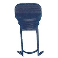 Captive Plug with O-Ring for Drain Socket, Black