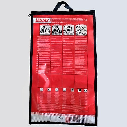 Bag of ISO Inflatable Lifejackets, L 51x W 29cm 2side Printed
