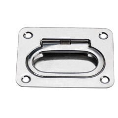 Gömme Kulp, Yaylı Tutamak, Inox 316, 76X57Mm