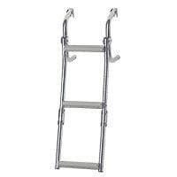 Foldable Ladder,Inox 316,for narr.transom,2+1 steps