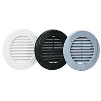 Ventilation Shaft Grilles Cover, Ø76mm, White