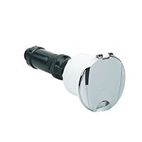 Case w/Fr. Water Inlet, w/Lid, Elbow Conn. Chrome