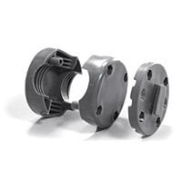 Raylı Destek ''Store-All'' Kapları İçin, Ø6x4,5cm - Beyaz