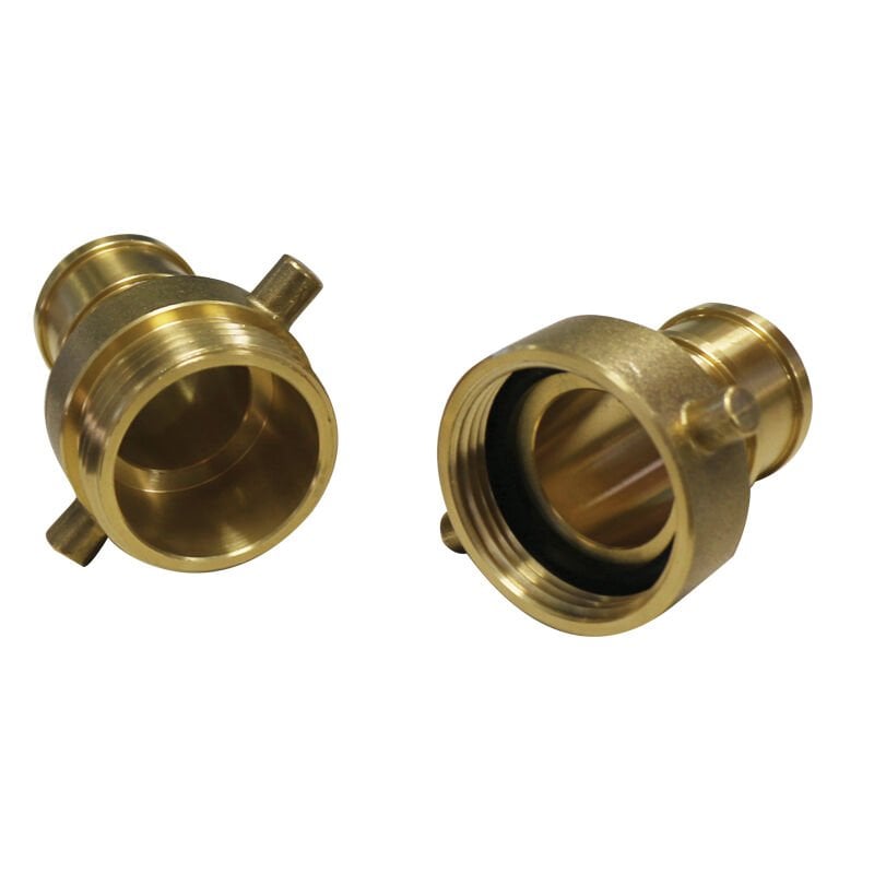 LALIZAS Fire Hose Coupling, NST Pin Lug 2 1/2'' Brass (Set)