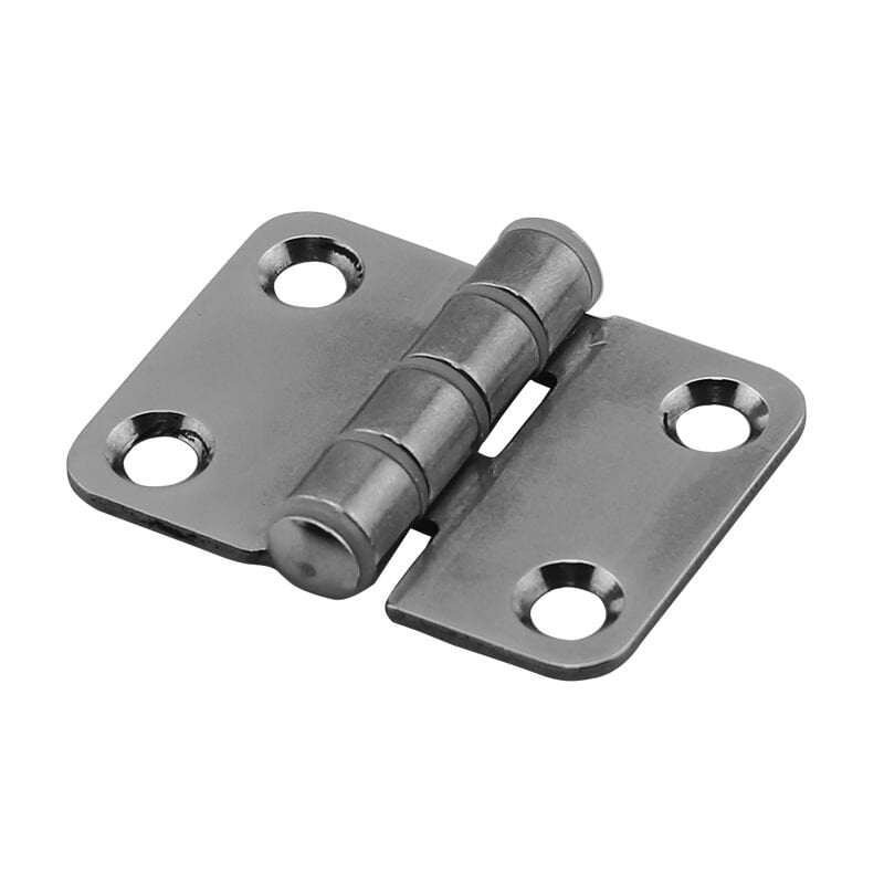 Silent Hinge, Right, Inox 316, L48mm, W37mm, Thickness 1,8mm