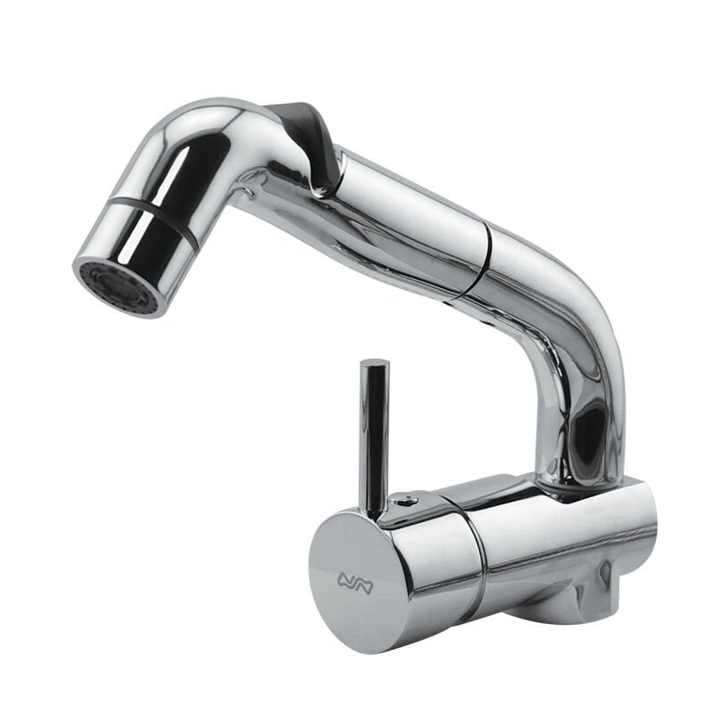 CASCATA Faucet w/ Adjust. Flow Sprayer & Pull-Out Shower Tube 150cm