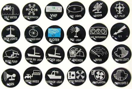 Kontrol Panelleri İçinyapışkanlı Çıkartma 24 Ad.S