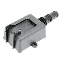 Plastic Bilge Strainer, Ø18/20/24 Hose, Rect. Black