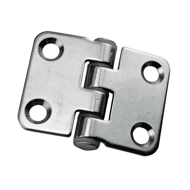 Silent Hinge, Reversed, Inox 316, L48mm, W37mm, Thickness 1,8mm