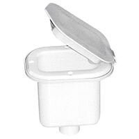 Case for Shower Head, Square, w/Lid, 125x97mm, White