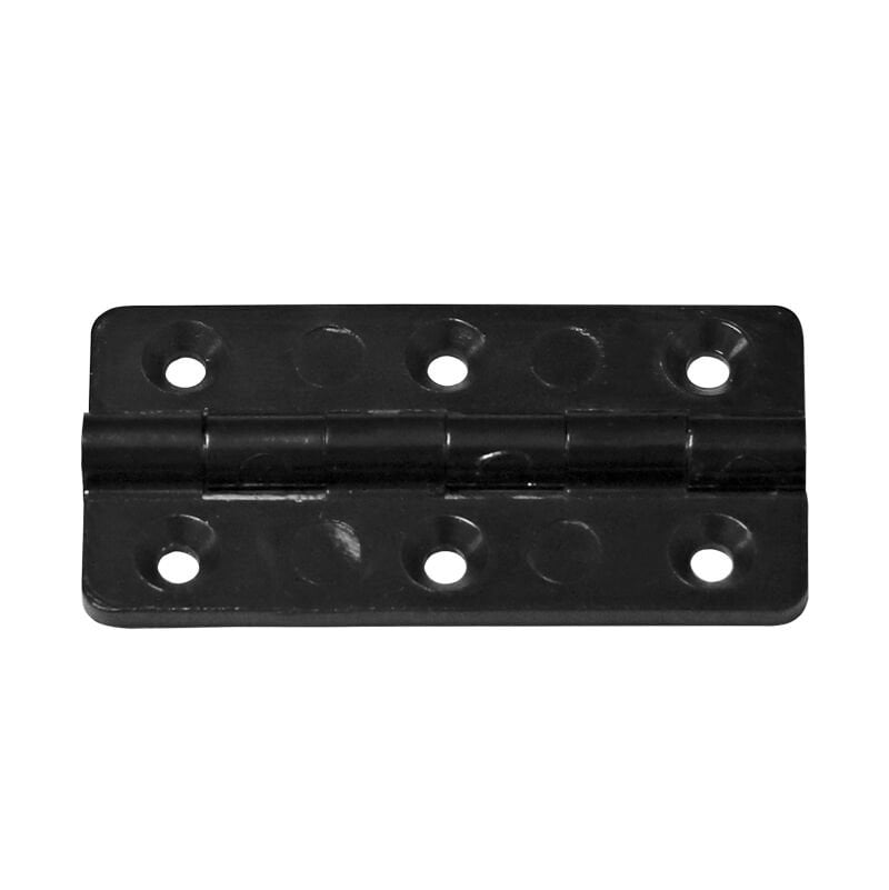 Hinge Polyamide, Rectangular 30x60x3mm, Black