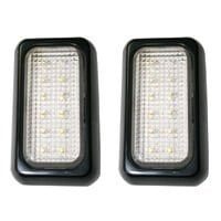 TEPE/ROMÖRK LAMBASI 12 LEDs, 12V&24V, SİYAH 2 Ad.LİK SET
