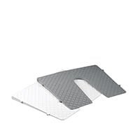 Transom Pad Tilted, 450x360mm, Grey