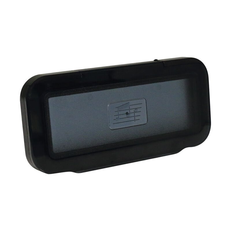 Case Cover f/ Radio/CD, 110x235mm, Smoked Transparent