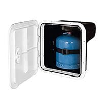 TOP LINE Saklama Bölmesi - Tüp Gaz için 3kg, Krem ,370x390mm, Parçalı Contalı