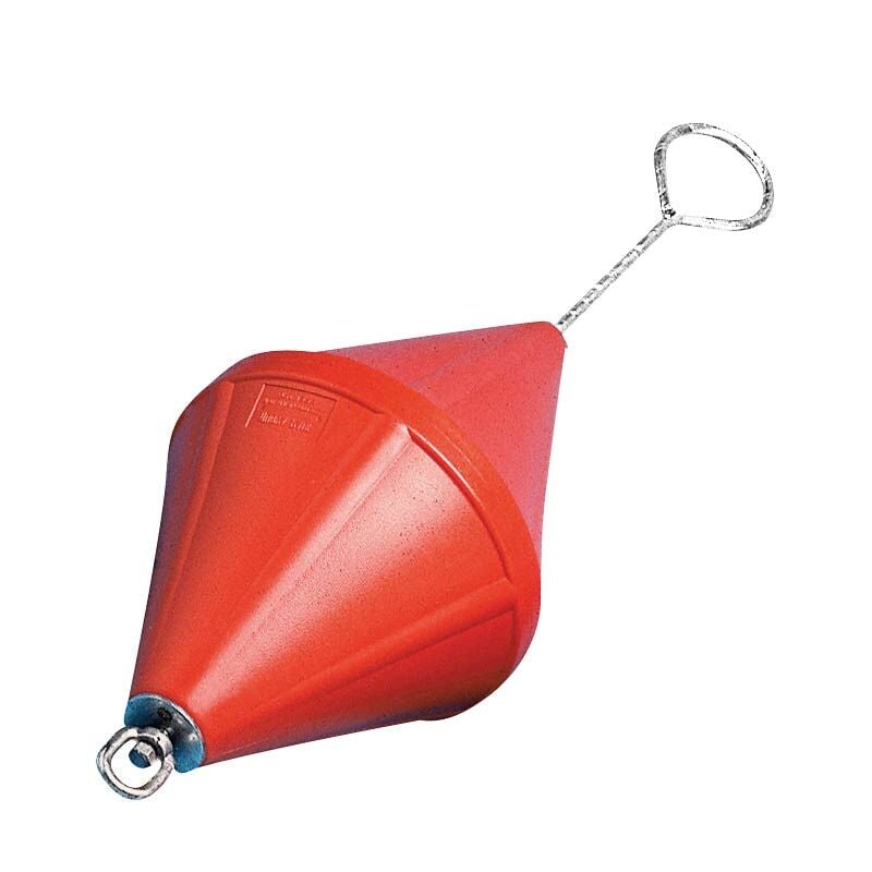 Moor. Buoy Bi-Con. w/Foam & St.Rod Ø320x880mm Orange