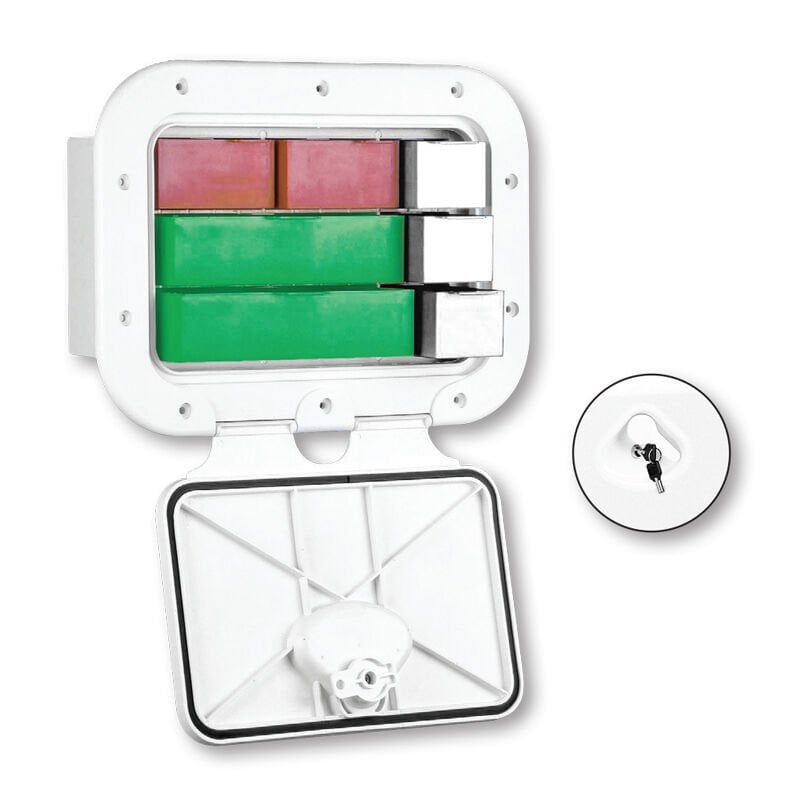 CLASSIC Saklama Hatchi Çekmeceli & Lock, Beyaz, 275x375mm