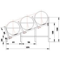Beşik/Cradle SOLAS OCEANO için 2-sıra,30-35(A)