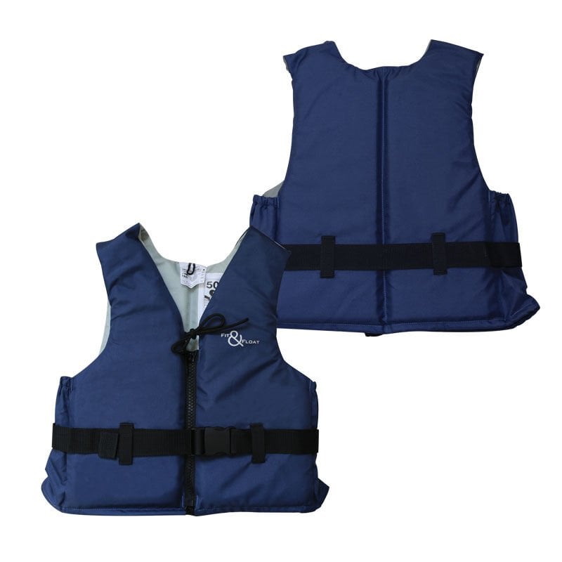 Fit & Float Buoyancy Aid, 50N, ISO, Adult, 70-90kg, Navy Blue