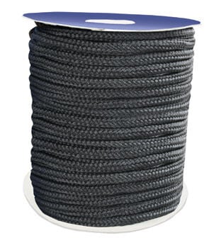 Bağlama Halatı-İki Burgulu-16 Kollu-, 10Mm, Pol, K. siyah