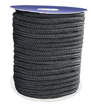 Bağlama Halatı-İki Burgulu-16 Kollu-, 14mm, Pol, K. siyah