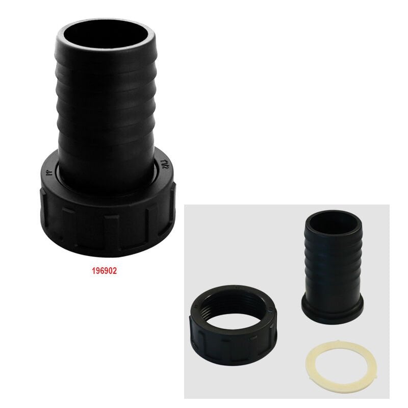 Connector Str. G1''1/2, Ø38mm, Fem. BLIZZ.-BORA-ZEF. Set of 3 pcs