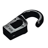 Snap Hook w/Eye Ø9x40mm, f/Ø6mm Cord, Polyam. Black