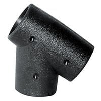 T-Fitting, 60°, for Rails Ø22mm, Black