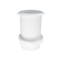 Thru-Hull Stand. Flange, Threaded 2'', L.117mm, White