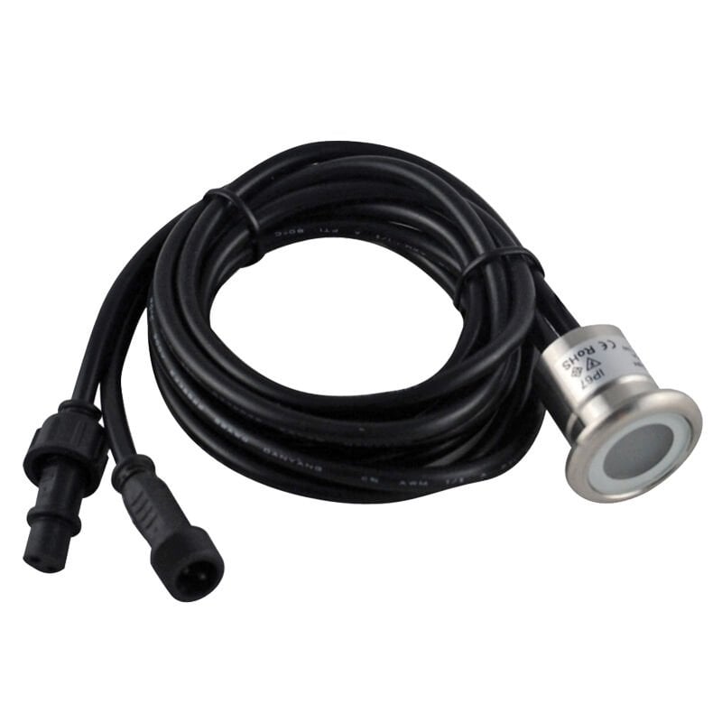 AquaLED İç lamba, beyaz, Yuvarlak, SS316, IP67, 12 & 24VV,DC