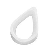 Thimble for Ø24mm Rope, Nylon PA, White