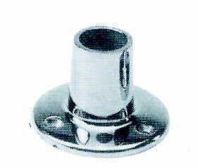 VARDAVELA AYAĞI, YUVARLAK TABAN,  90Ο,  AISI 316, Ç: 25MM