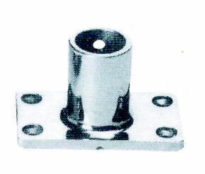 VARDAVELA AYAĞI, DİKDÖRTGEN TABAN,  90O, AISI 316, Ç: 25MM